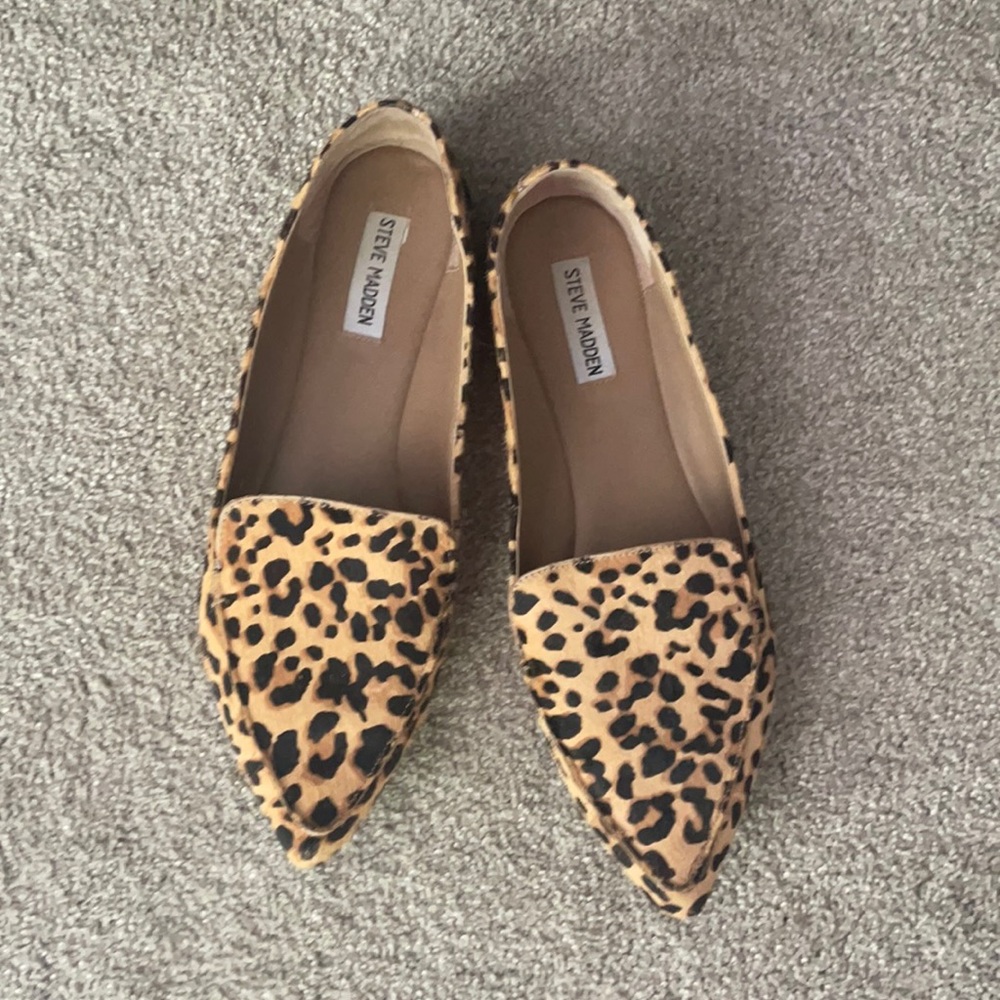 Steve Madden cheetah print Feather Loafer